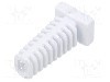 Man&amp;#351;on pentru cabluri, panou max. 2,2mm, {{Material}}, FIX&amp;FASTEN - FIX-5.5X2.8X25-WH