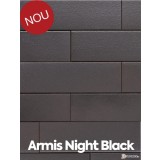 Placaj klinker Terca Armis Night Black 21.5x6.5x0.9 cm