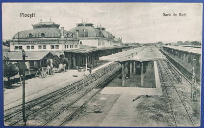 1943 - Ploiești, Gara de Sud (jud. Prahova) foto