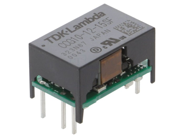 Convertor DC/DC 10W 15V 0.7A THT
