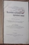 S.P. Radianu - Din trecutul si prezentul Agriculturii romane 1906 PARTEA INTAIA