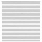 vidaXL Jaluzea tip zebra gri deschis lățime țesătură 135,9cm poliester