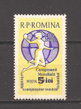 Rom&acirc;nia 1962,LP. 545+LP. 546- CM de handbal fem.+CE de fotbal juniori,4 poze,MNH, Nestampilat