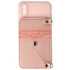 Toc TPU Crossbody Wallet Apple iPhone X PINK