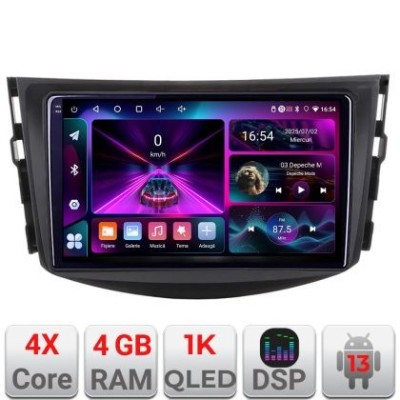 Navigatie Toyota RAV4 A-018 4+64 InCell Display 1K Android Waze USB Navigatie Internet Youtube Radio CarStore Technology foto