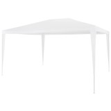 VidaXL Cort de petrecere, alb, 3 x 4 m