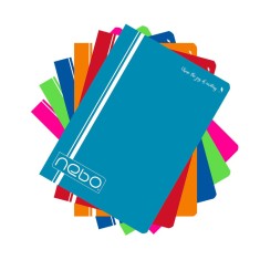 Caiet A4, 60 file, coperta nebo, diferite culori