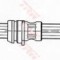 Conducta / cablu frana SKODA FABIA I Combi (6Y5) (2000 - 2007) TRW PHD503