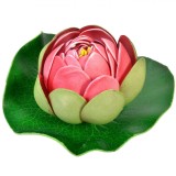 Floare Artificială Nufăr, Plutitor, Diametru 10cm, Roz, Oem
