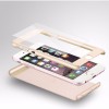 Husa iPhone 8 Plus Auriu + Folie Sticla Cadou, MyStyle, Carcasa Protectie Rezistenta la Socuri si Zgarieturi