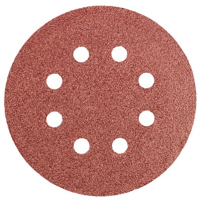 Discuri abrazive 125mm K60 5buc.cu 8 gauri GRAPHITE 55H940 HardWork ToolsRange foto