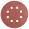 Discuri abrazive 125mm K60 5buc.cu 8 gauri GRAPHITE 55H940 HardWork ToolsRange