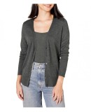 Cumpara ieftin Cardigan pentru femei Amazon Essentials, decolteu in V, gri, L - OUTLET