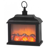 Cumpara ieftin Decoratiune iarna, model semineu, LED SMD, cu temporizator, 3xAA, 21x10x27 cm, Strend Pro