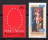 UNGARIA 1998, Sf. Pasti, Arta, Pictura - El Greco, MNH, serie neuzata