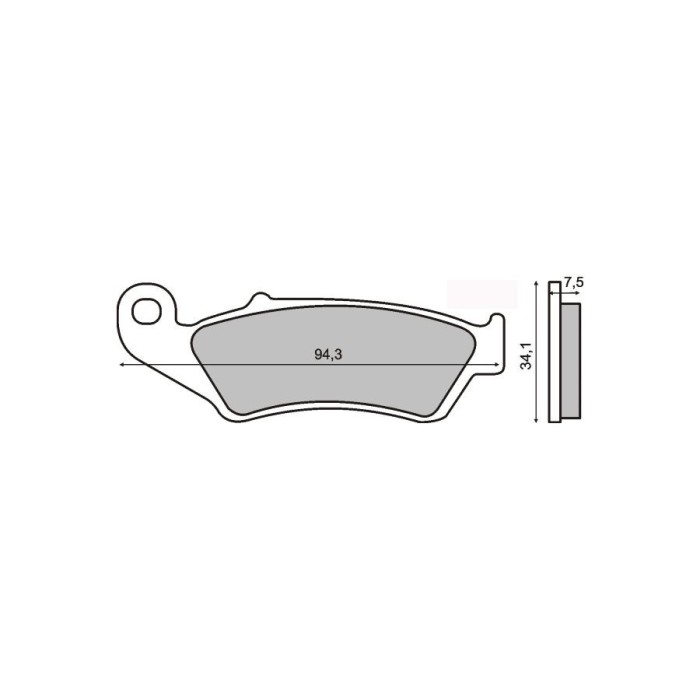 MBS Placute frana Gas Gas/Honda HM MCB669, Cod Produs: 225100920RM