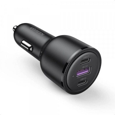 Incarcator Auto UGREEN CD239, 69W, 3.25A, 1 x USB-A - 2 x USB-C, Negru foto