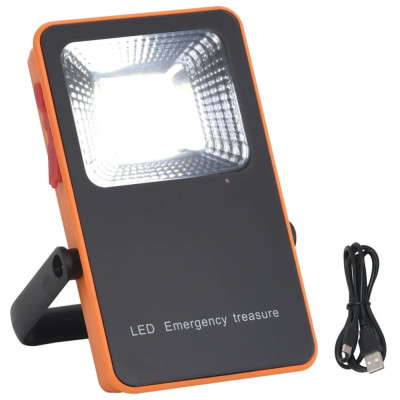 Reflector cu LED, alb rece, 5 W, ABS GartenMobel Dekor foto