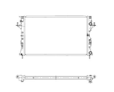 Radiator racire motor Renault Espace 4 (Jk0/1), Laguna 2 (Bg0/1), Vel Satis (Bj0) foto