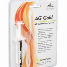 Pasta termoconductoare pe baza de aur AG Gold 2.8 W/m.K. 3grame AG TermoPasty