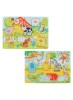Puzzle Goki Farm Animals & African Baby Animals Lift-out (1240193/1240209)