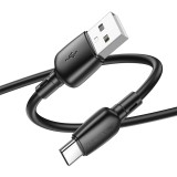 CABLU alimentare si date Borofone BX93, Fast Charging Data Cable pt. smartphone, USB la USB Type-C 27W, 1m, negru 6941991103155 (timbru verde 0.18 lei