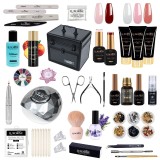 Cumpara ieftin Kit Polygel REVOMAX LUXORISE MASTER Sculpt cu Lampa &amp; Freza + CADOURI