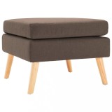VidaXL Taburet, maro, material textil