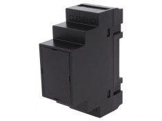 Carcasa DIN ABS Neagra 90x35x65mm foto