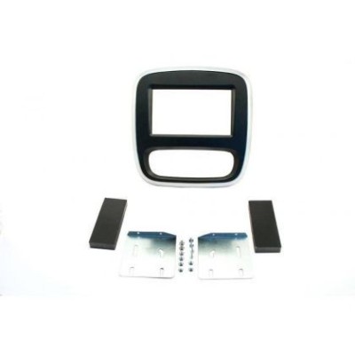 Connects2 CT23RT10 2DIN Kit Rama Renault Trafic 2014 Argintiu/Negru CarStore Technology foto