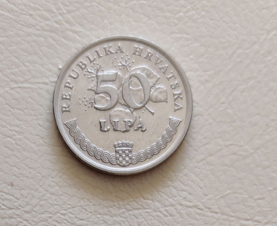 Croația - 50 Lipa (1995) - monedă s266 foto