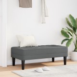 Banca Gossi gri intunecat 113x57x39 cm tesatura