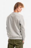 Alpha Industries bluză Basic Sweater Small Logo bărbați, culoarea gri, cu imprimeu 188307.17-grey