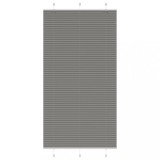 vidaXL Jaluzea plisată Antracit 110x200 cm Lățime țesătură 109,4 cm