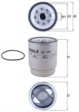 Filtru combustibil MAHLE KC491D
