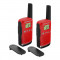 Resigilat : Statie radio PMR portabila Motorola TALKABOUT T42 RED set cu 2 buc