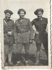 Fotografie ofiteri vanatori de munte romani 1931 foto