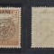 Emisiunea Cluj 1919 timbru Seceratori 2 BANI eroare cu N drept MNH