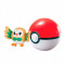 Figurina Pokemon Rowlet in Bila PokeBall