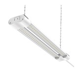 Dispozitiv dublu de iluminat pentru cultivarea plantelor eMazing, 50 cm lungime, tehnologie LED T5, optim pentru &icirc;ntregul proces de creștere, fără efe