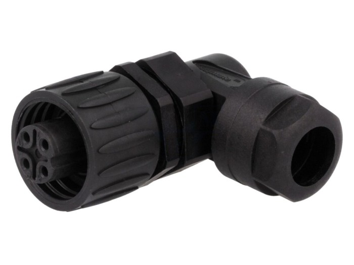 Conector circular 4 pini, IP67