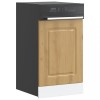 VidaXL Panou pentru mașină spălat vase Stejar Artisan Lemn prelucrat 853656