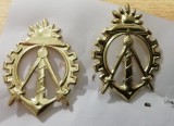 S 18 - semne de arma - metalice - geniu - model nou - aurii