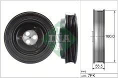 INA 544 0132 10 Fulie curea, arbore cotit
