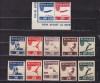 ROMANIA 1946 LP 199 LP 200 OSP DANTELAT+NEDANTELAT+POSTA AERIANA SERII MNH, Nestampilat