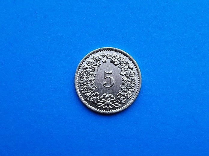 5 Rappen 1946-Elvetia-XF++++A