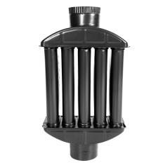 Burlan recuperator caldura, plat, 120 mm, Gri mat FarmGarden AgroTrade