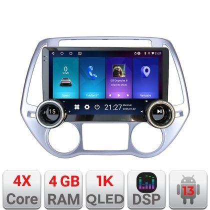 Navigatie Hyundai I20 2011-2014 manual si automat Edotec 4+64 10.5 inch Incell 1K android Wifi 5Ghz gps internet Kit-i20-2012 CarStore Technology