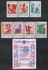 Ungaria 1979 - Povești - Anul Internațional al Copilului, serie + Colita, MNH, Nestampilat