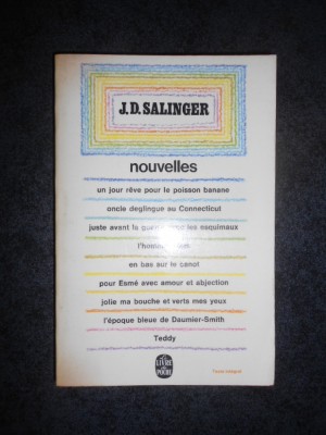 J. D. SALINGER - NOUVELLES (Le livre de poche) foto